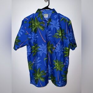 RIMS Hawaiian Button Down Shirt Overshirt